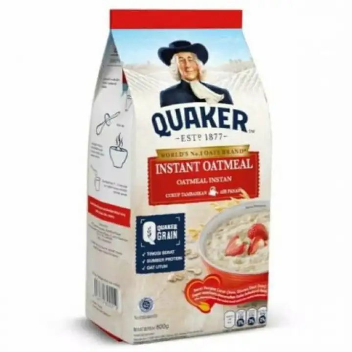 Quaker Instant Oatmeal Merah 800 Gram Lazada Indonesia