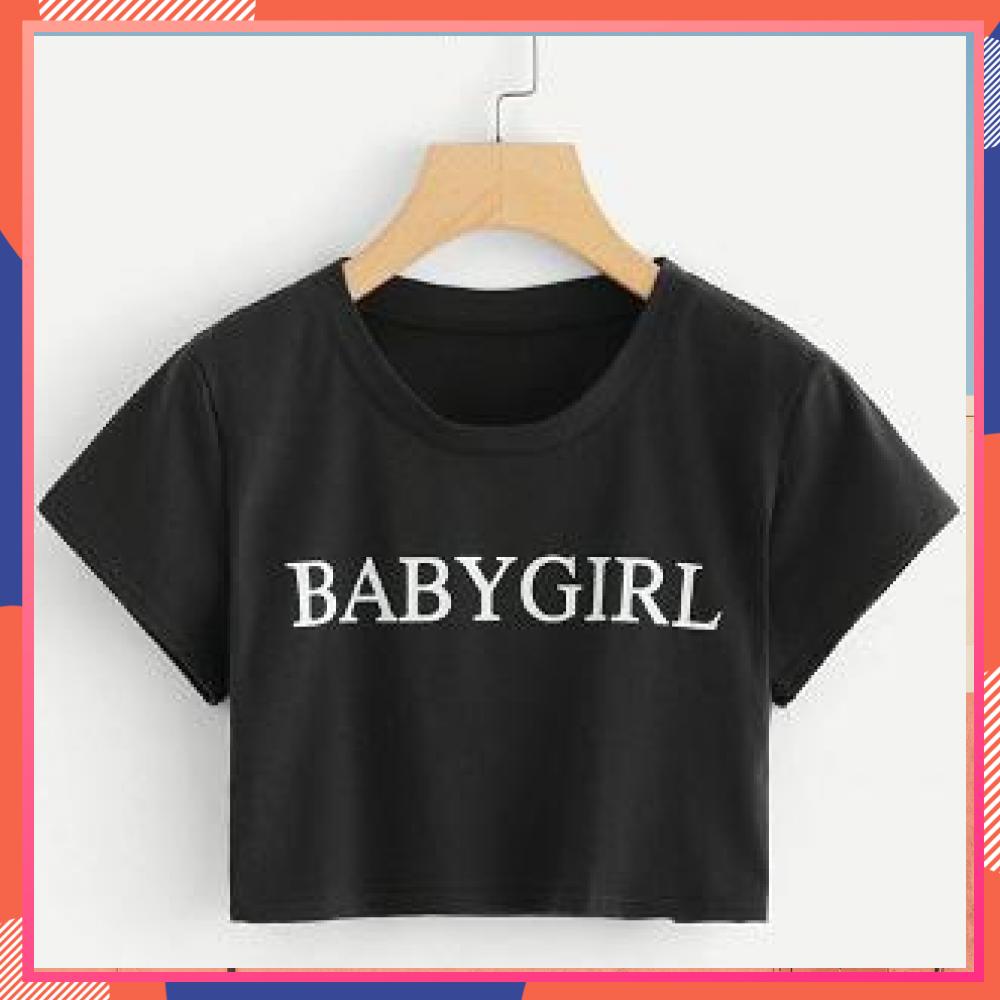 Kaos Wanita Lengan Pendek Tshirt Crop Tshirt Baby Girl Lazada