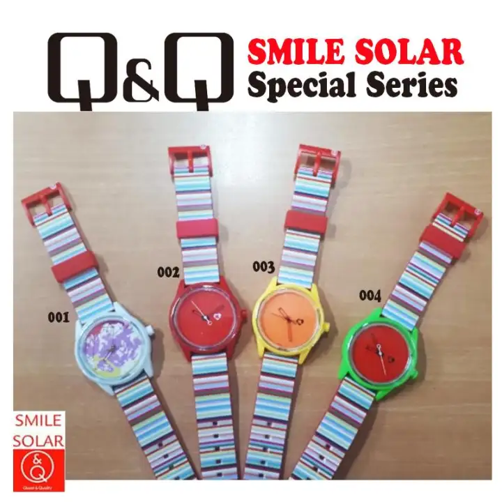 Super Murah Jam Tangan Q Q Smile Solar Special Series Waterresist Lazada Indonesia