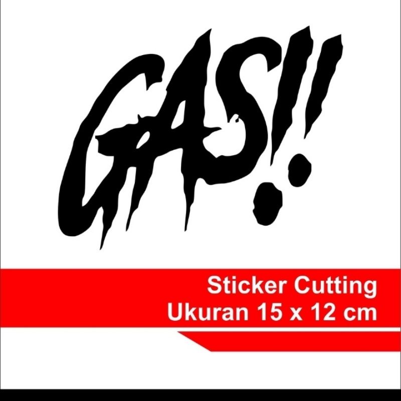 Sticker Cutting Gas, Logo Gas. Stiker GAs | Lazada Indonesia