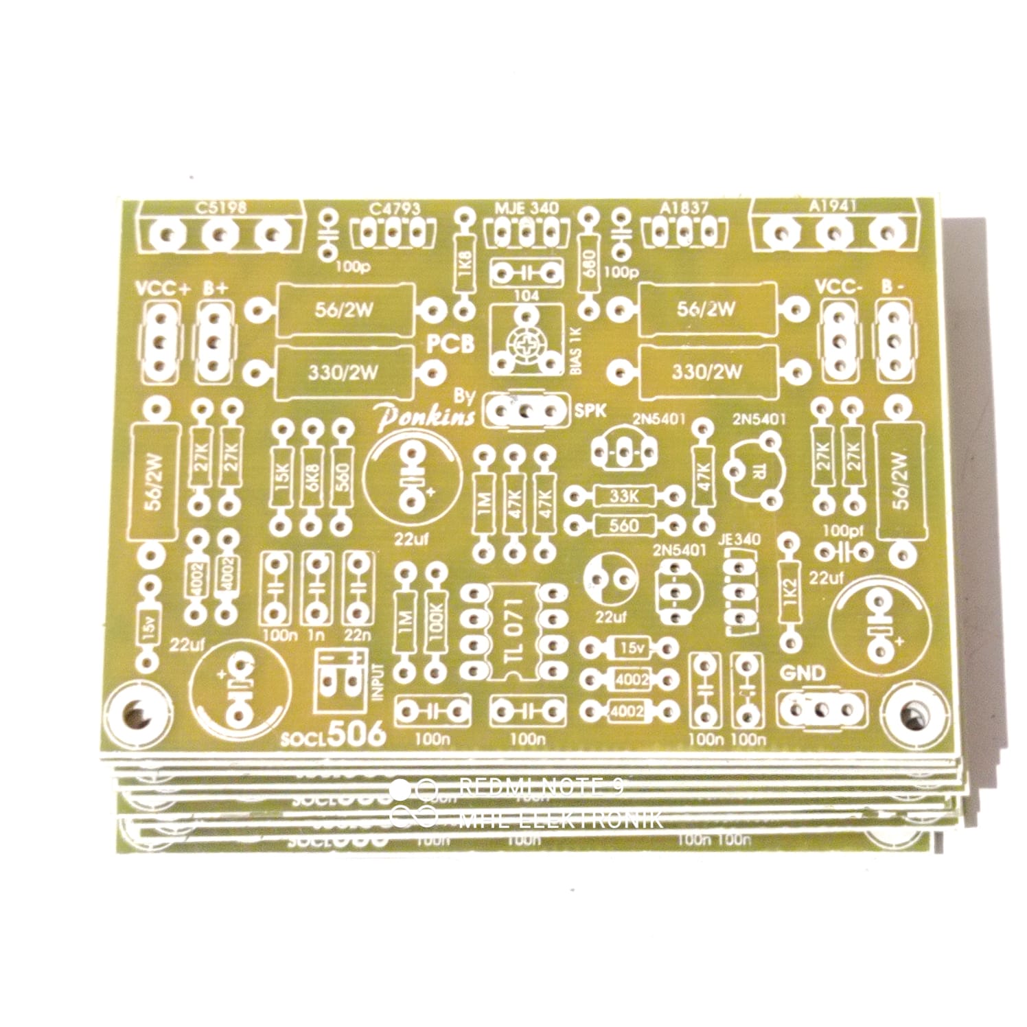 Pcb Socl Tef Bias Servo Fiber Fr Lazada Indonesia