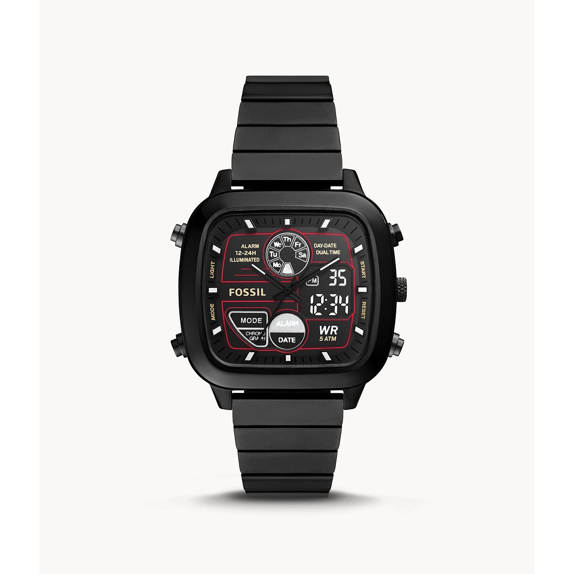 Fossil Retro Analog-Digital Black 