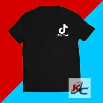 Kaos Logo Tik Tok Membeli Jualan Online T Shirt Dengan Harga Murah Lazada Indonesia