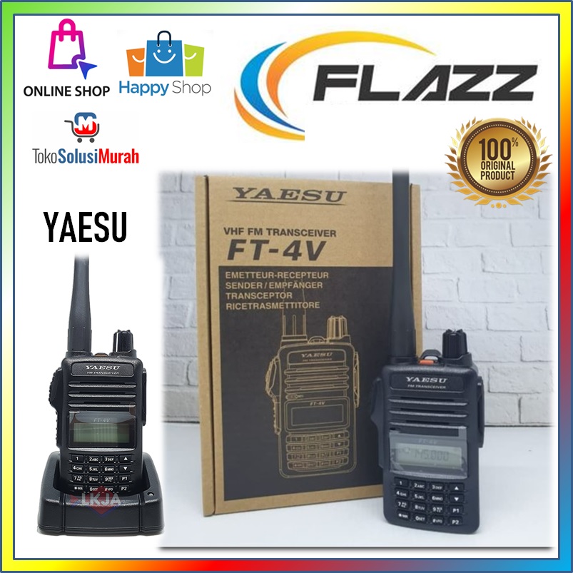 HT YAESU FT 4V VHF ORIGINAL ORIGINAL YAESU FT 4 FT4 YAESU VHF | Lazada ...