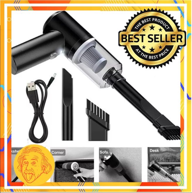 (FREE BUBBLEWRAP) Vacuum Cleaner Wireless Portable Mini Vakuum