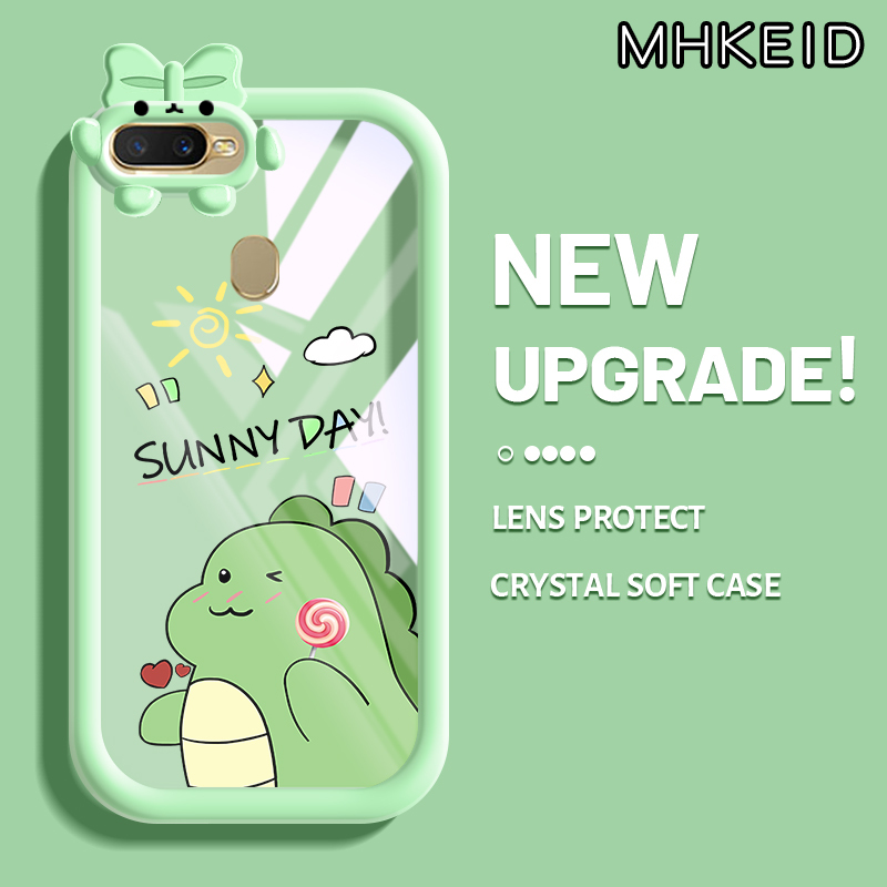 MHKEID Casing Ponsel untuk OPPO A12 A12s A5s A7 A11K Casing HP