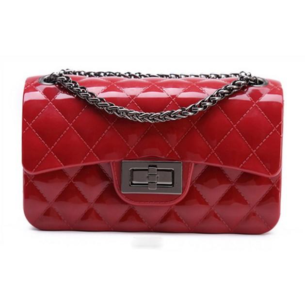 satu ALAT - BESAR - 22CM JELLY GLOSSY HQ080 / TAS FASHION JELLY TAS BATAM