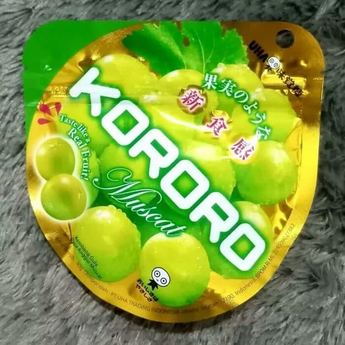 Stok Update! Permen Jelly Chewy Uha Kororo Permen Rasa Anggur Muscat 40Gr