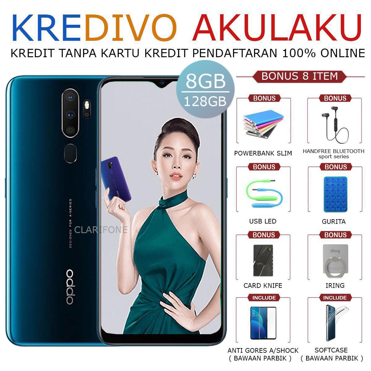 OPPO A9 ( 2020 ) - 8GB/128GB - GARANSI RESMI + BONUS 8 ITEM