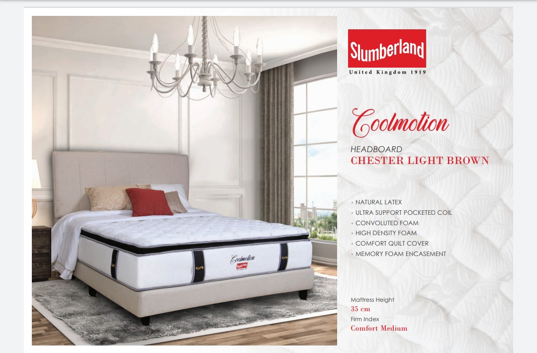 Slumberland Coolmotion Uk Multi Sizes In Cm Spring Bed Chester Bed Set Lazada Indonesia