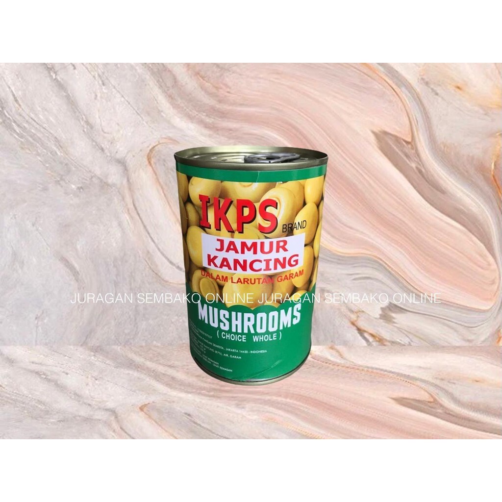 Ikps Jamur Kancing Kaleng 425gr Whole Mushroom Ikps Halal Lazada