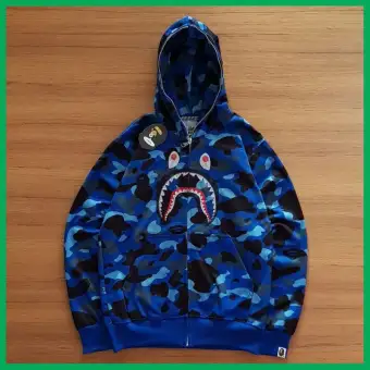 jaket bape shark