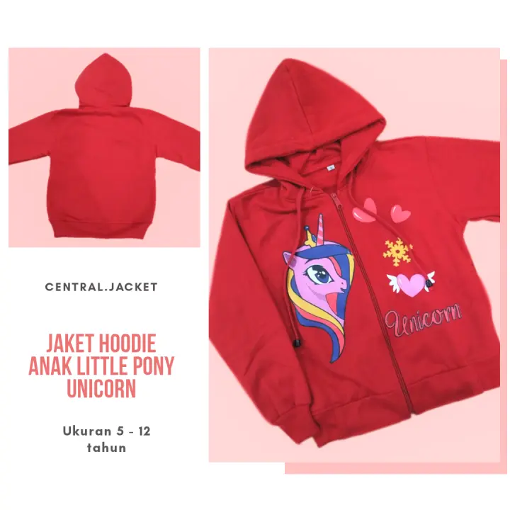 jaket hoodie unicorn