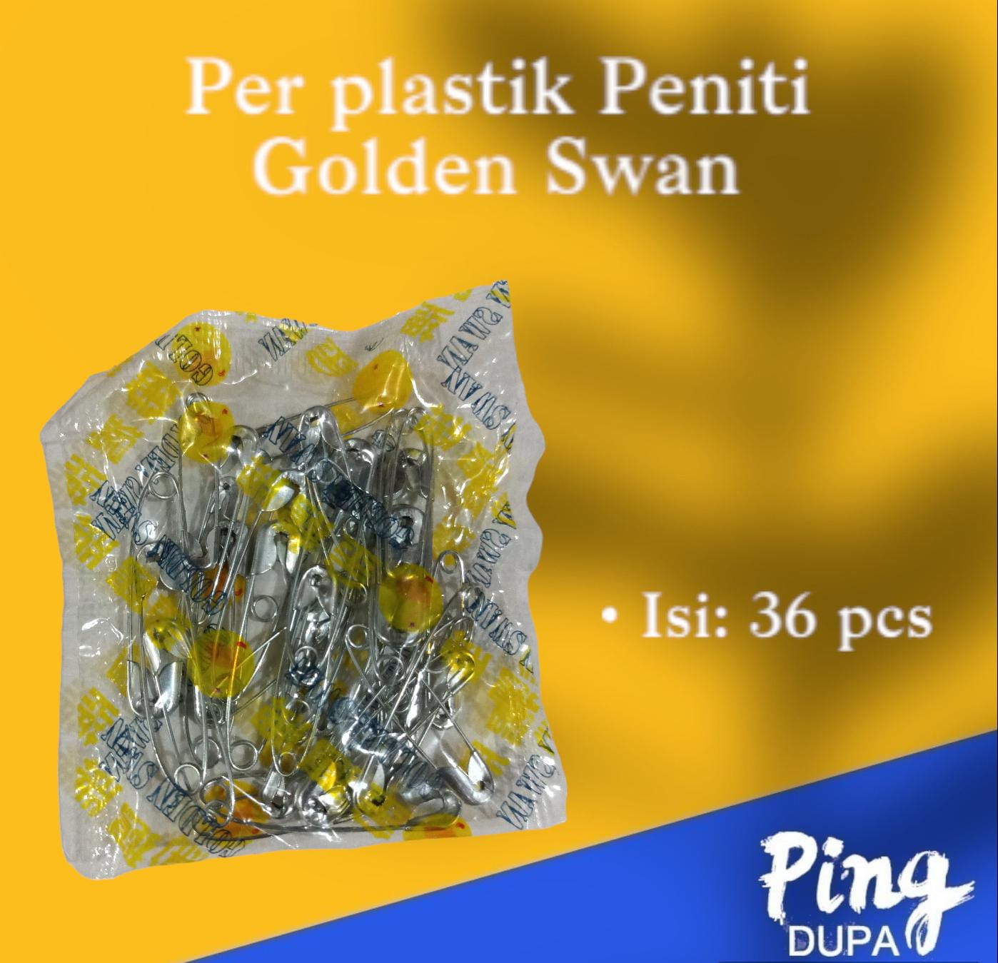 Per Plastik Peniti Kemiti Temiti Cemiti Merek Golden Swan | Lazada ...