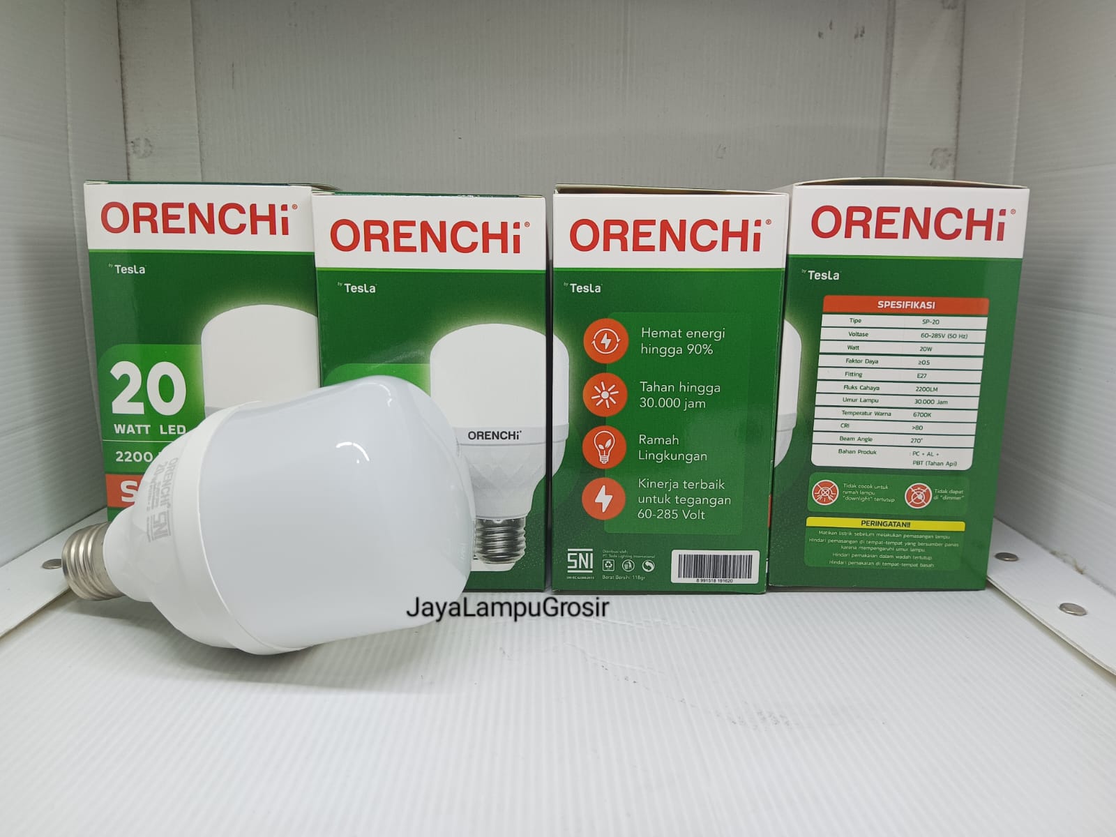 Lampu LED Orenchi Supra 20 Watt 20Watt Cahaya Putih / Lampu Supra 20W ...