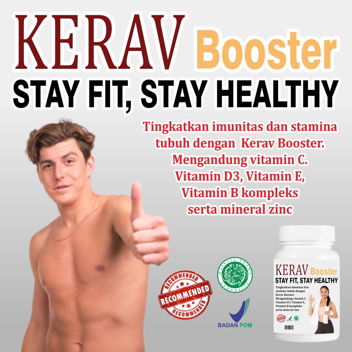 MULTIVITAMIN DAYA TAHAN TUBUH SUPLEMEN KESEHATAN VITAMIN B KOMPLEKS