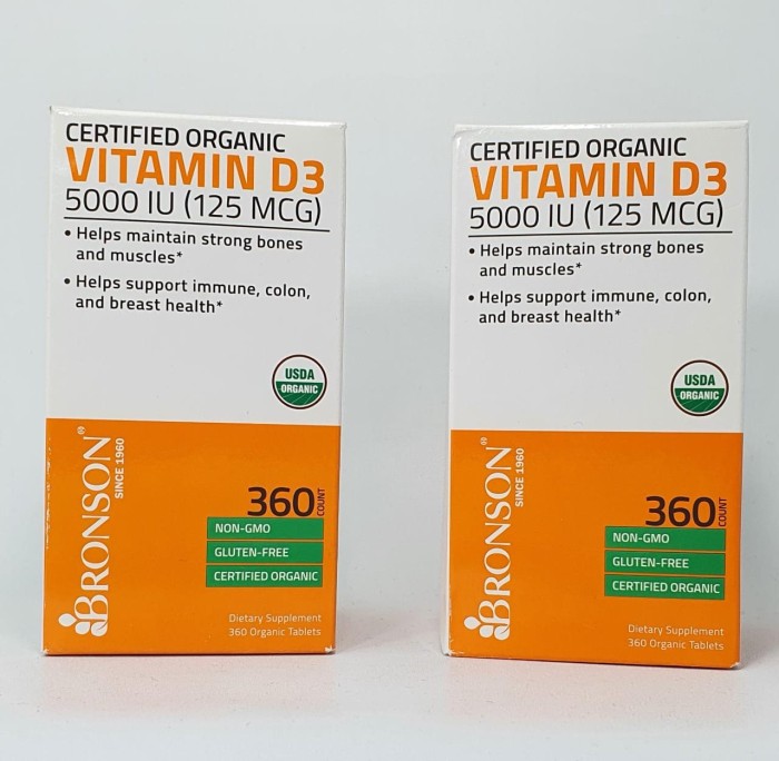 bronson vitamin k2 90 mcg + d3 5000iu 120 ct d3 5000iu 360 (V8N3