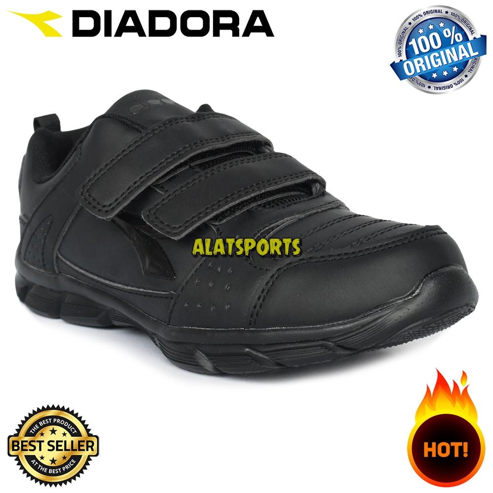 Sepatu Sneaker Anak Pria Diadora Datto JR DIAX7F0905MB - Black - ORIGINAL