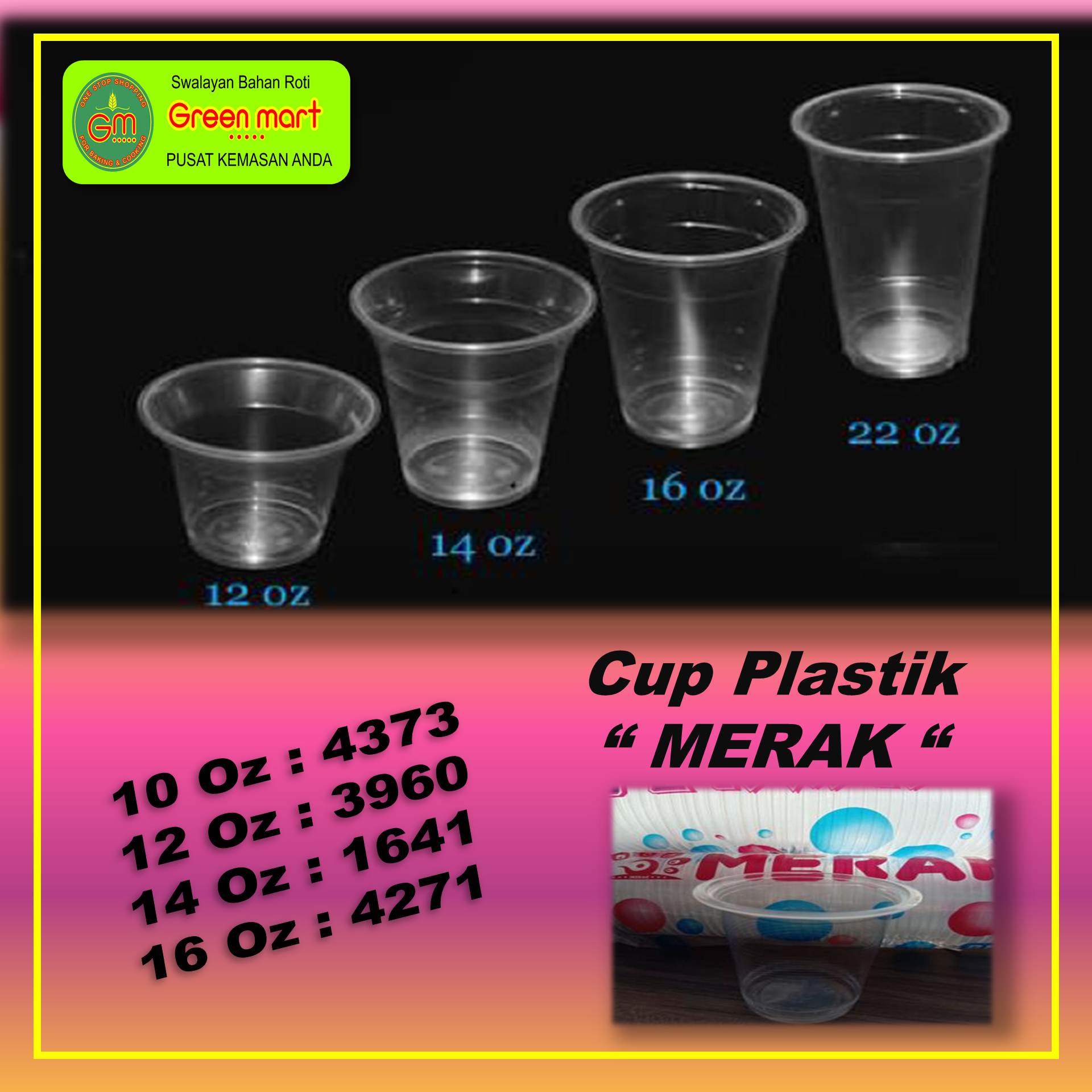 Harga Special Cup Plastik Merk Merak Tanpa Tutup Ukuran 16 Oz Isi 50 Cup Murah Terlaris 4271 Lazada Indonesia