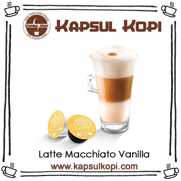 Latte Macchiato Vanilla Ecer Kapsul Kopi Nescafe Dolce Gusto Impor | Lazada  Indonesia