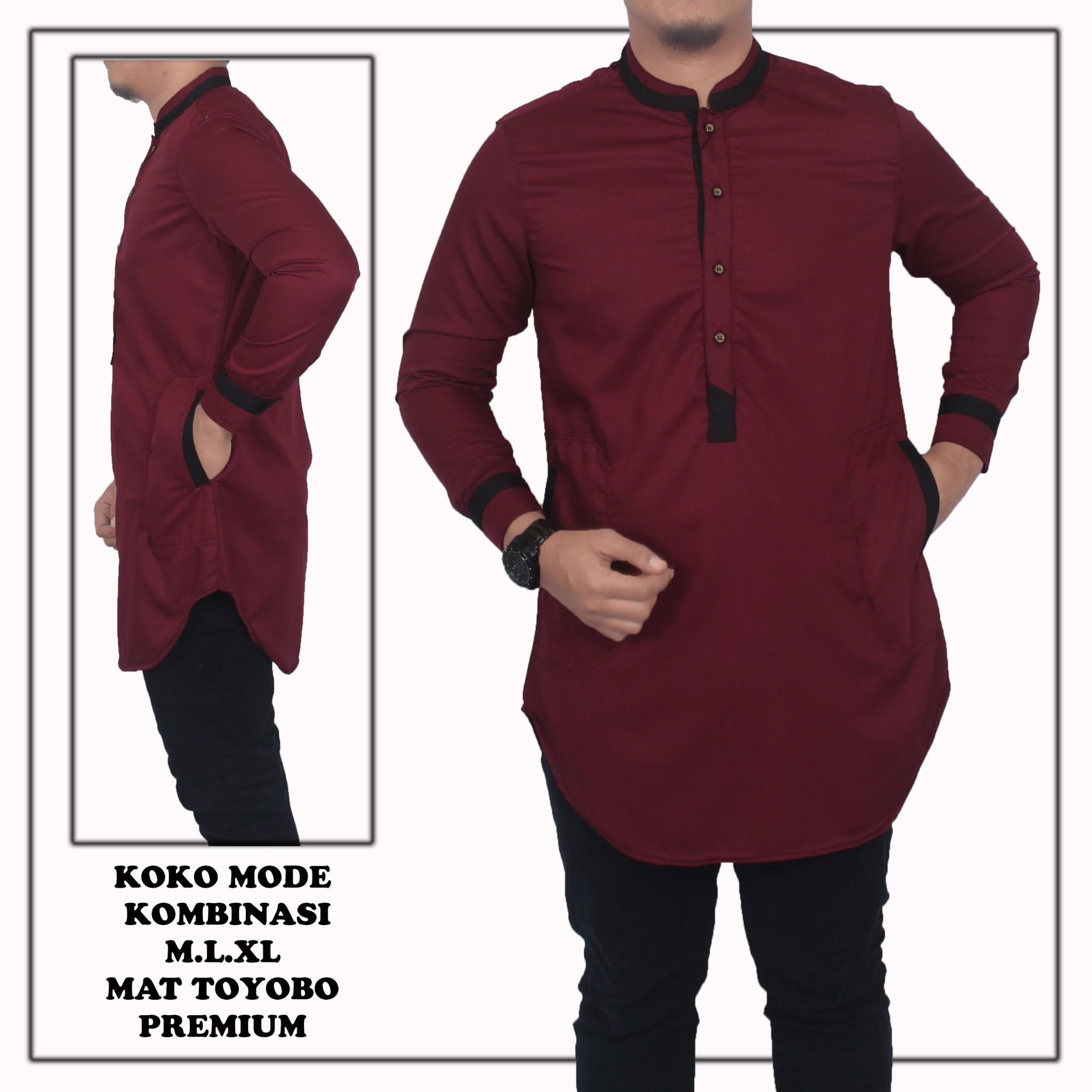 Baju Koko Kurta Pakistan Lengan Panjang Simple Elegan 2020 Lazada Indonesia