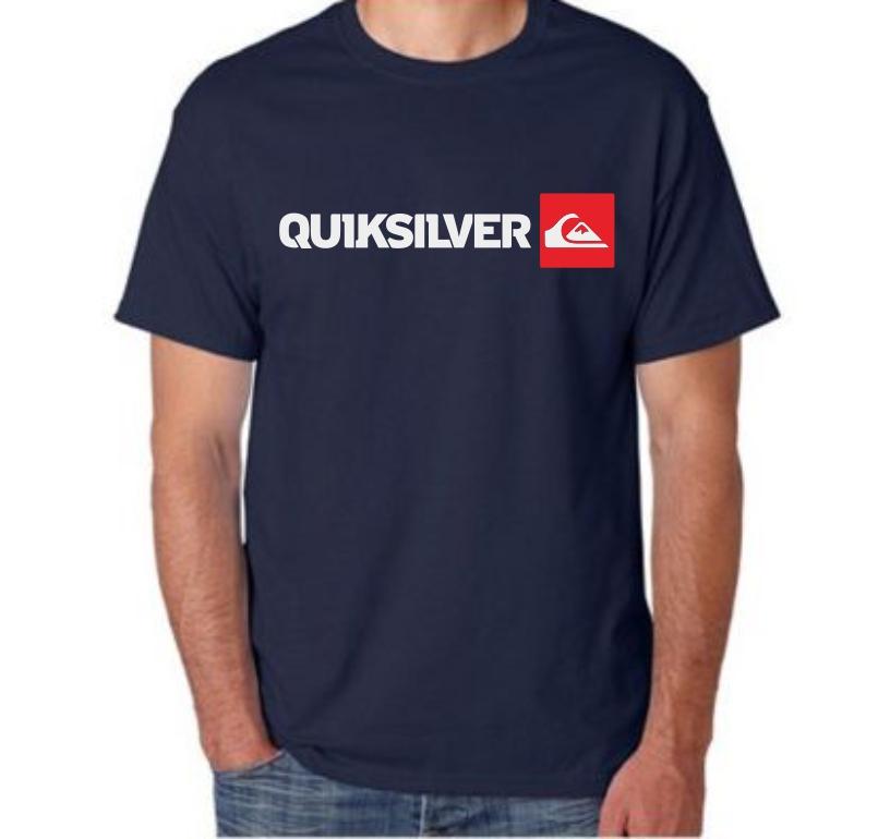 kaos T-shirt distro baju kaos pria wanita kaos logo quiksilver