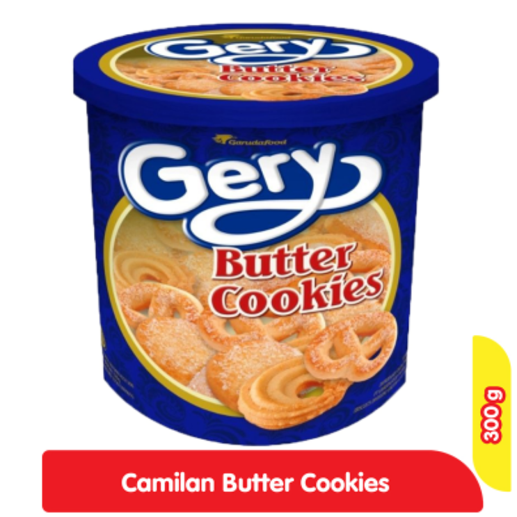 Gery Butter Cookies Bucket 300 g Lazada Indonesia