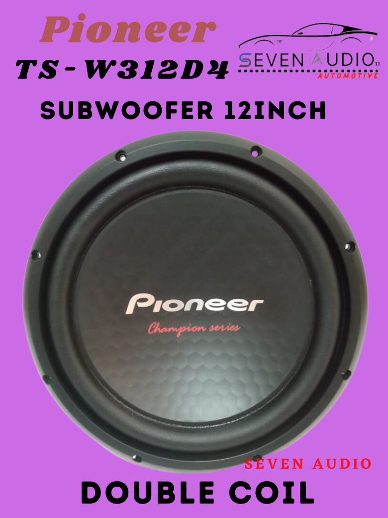 Subwoofer Pioneer TSW312D4 12inch double voice coil Speaker pioneer TS W312D4 12 inch Lazada