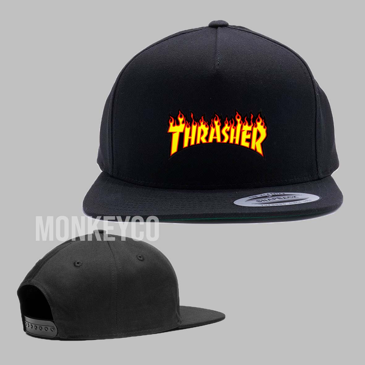 MonkeyCo Topi Snapback Thrasherr 