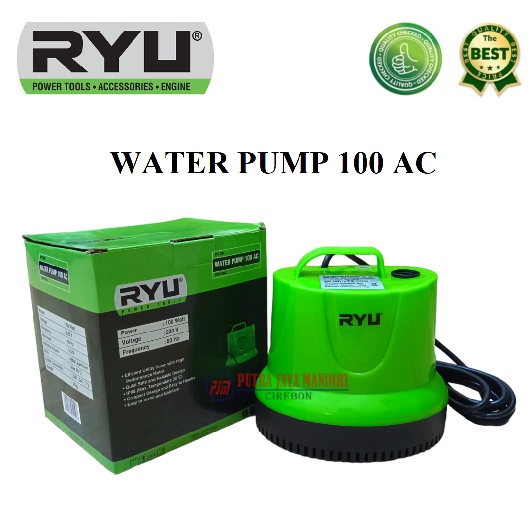 RYU Water Pump 100 AC Pompa Air Celup RWP 100 AC Waterpump Celup Pompa Celup Lazada Indonesia