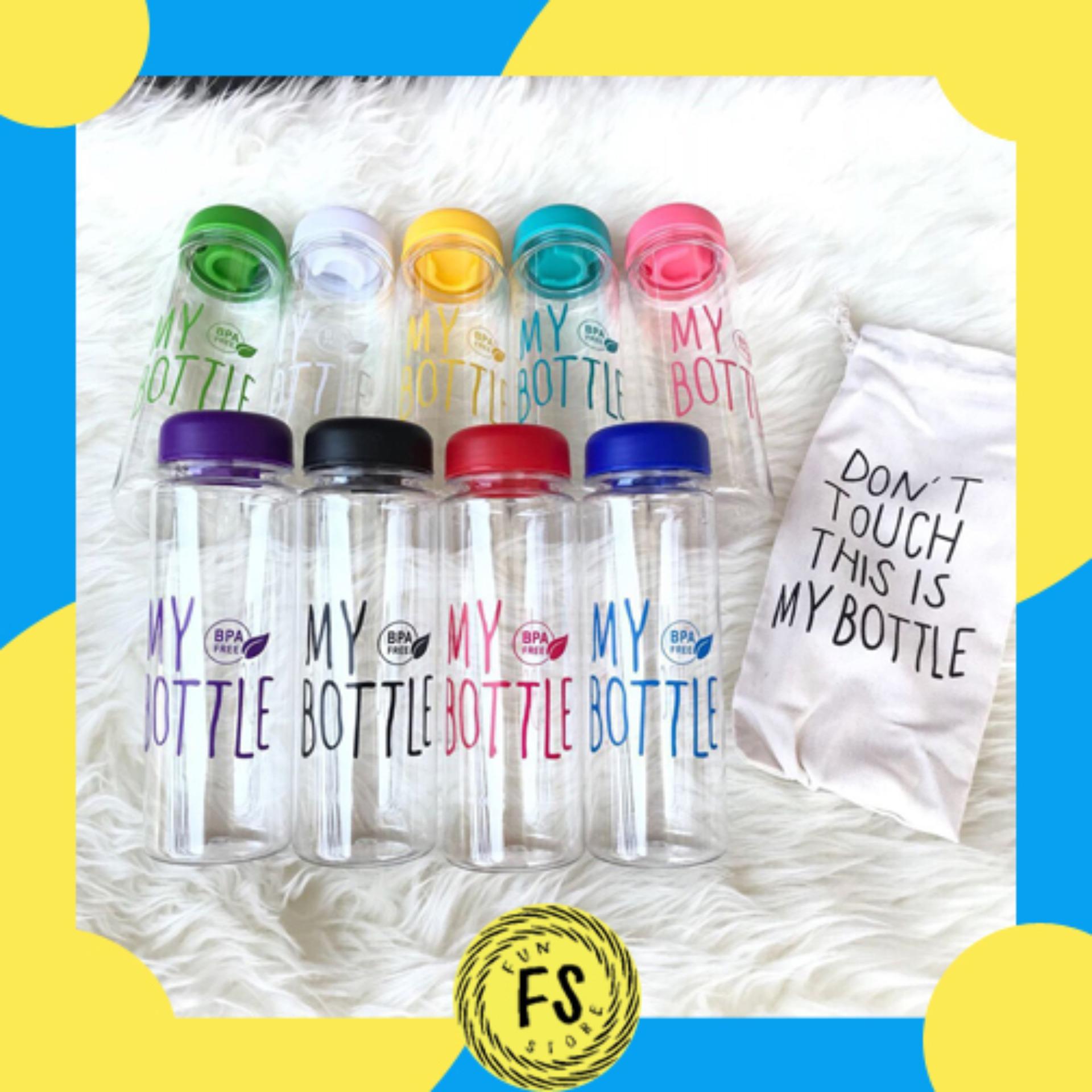 Funstore Official - BOTOL MINUM MY BOTTLE BPA FREE BULAT 500ML - ANTI PECAH - GRATIS SARUNG