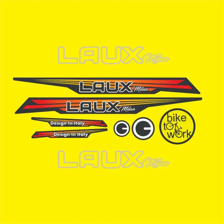 Sticker Sepeda Laux Milan 01 Lazada Indonesia