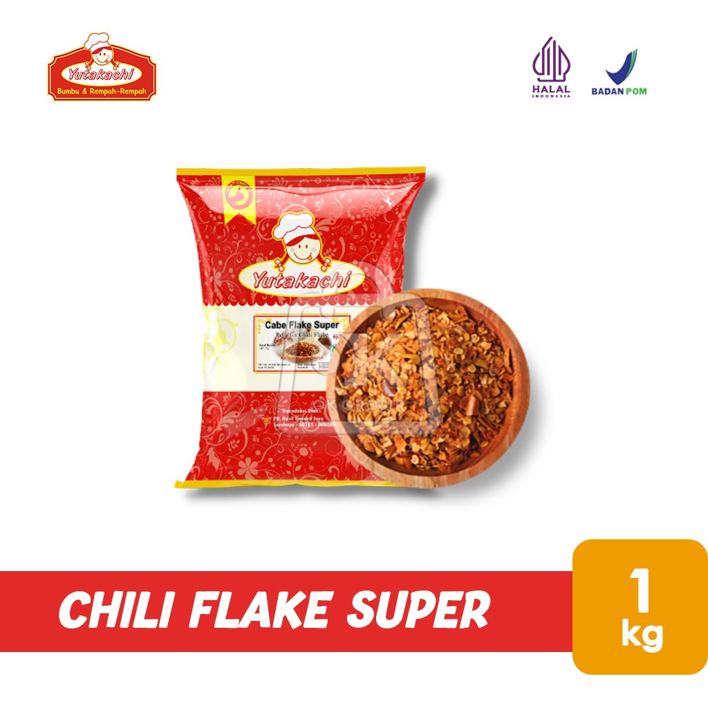(1 kg) Yutakachi Chili Flakes Super / Cabe Remah Kasar Lazada Indonesia