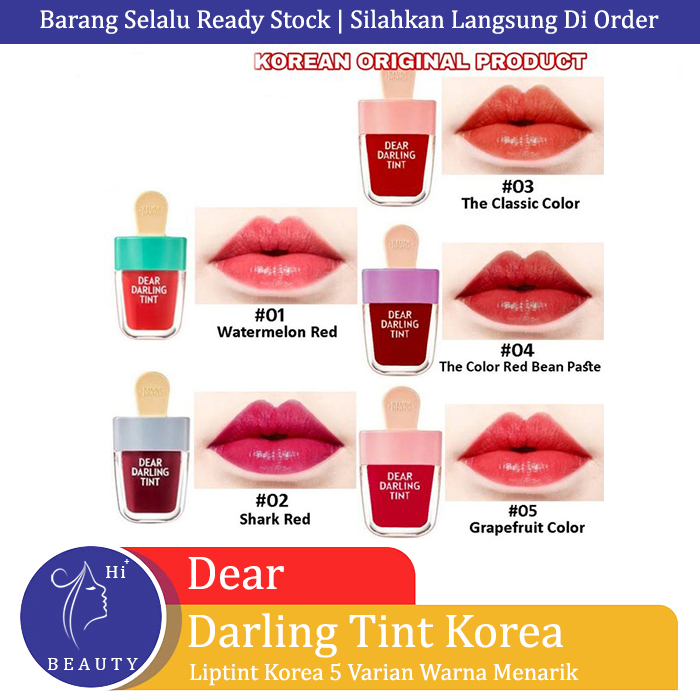 etude house dear darling water gel tint watermelon red