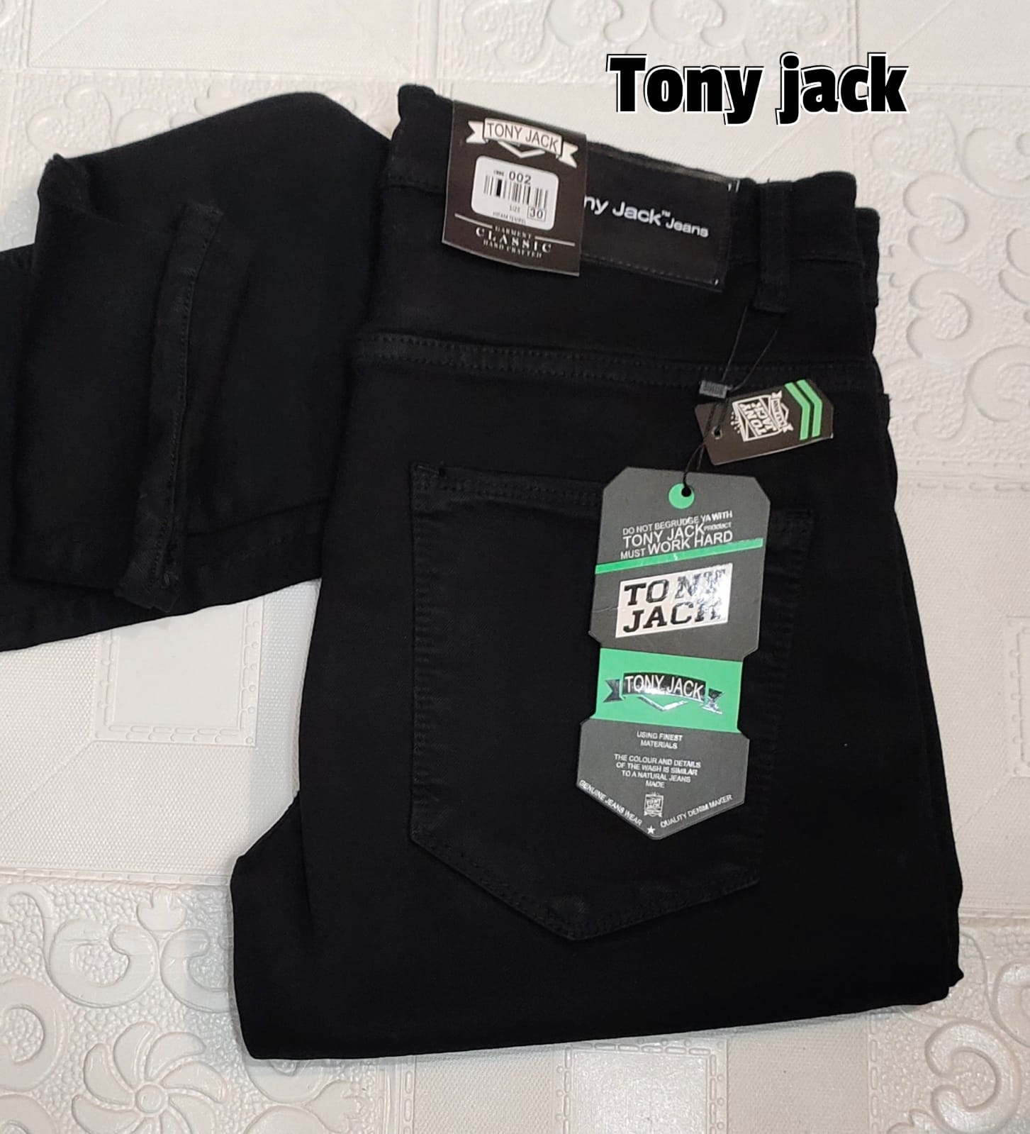 TONY JACK jeans pria super skinny jumbo 