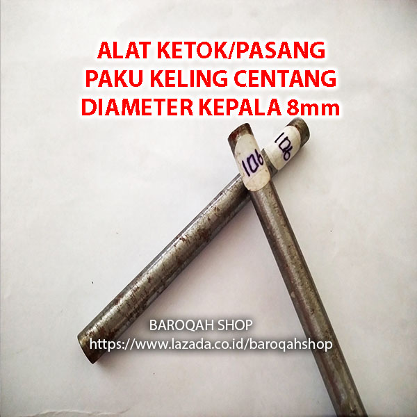 Alat Pasang Paku Centang Keling Rivet Gepeng Jamur Tali diameter 8mm ...
