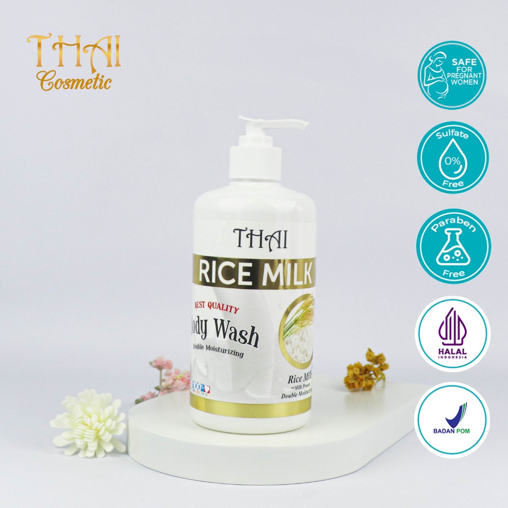 Thai Rice Milk Body Wash 500ml - Sabun Cair
