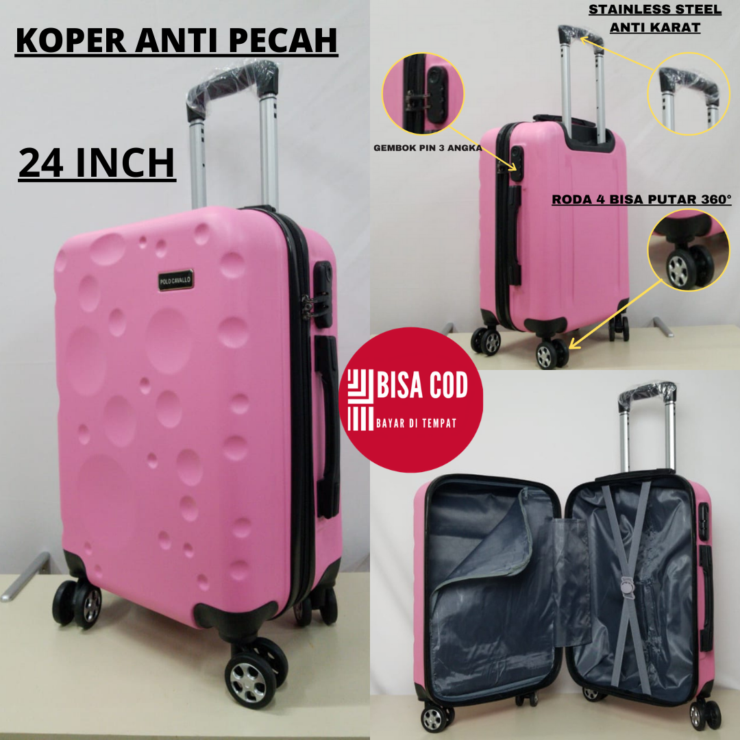Pmb Koper 24 Inch Anti Pecah Koper Murah Besar Koper 24 Inch Koper Murah Besar Cewek Koper Besar Jumbo Koper 24 Inch Gratis Ongkir Koper 24