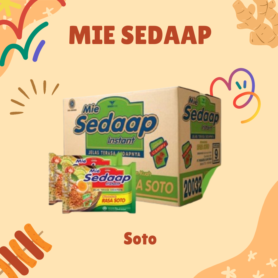 SEDAAP 1 DUS ISI 40 BISA CAMPUR & ECER Mie goreng / Mie murah