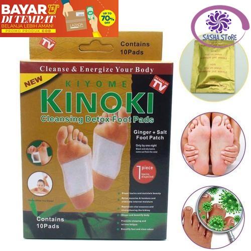 SS Kinoki Koyo Detox Gold 1 box isi 10 pcs Koyo Kinoki Original Kinoki Foot Patch