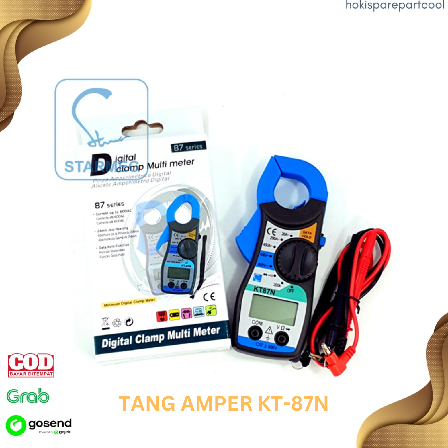 TANG AMPERE DIGITAL / DIGITAL CLAMP MULTI METER ( KT-87N ) | Lazada ...