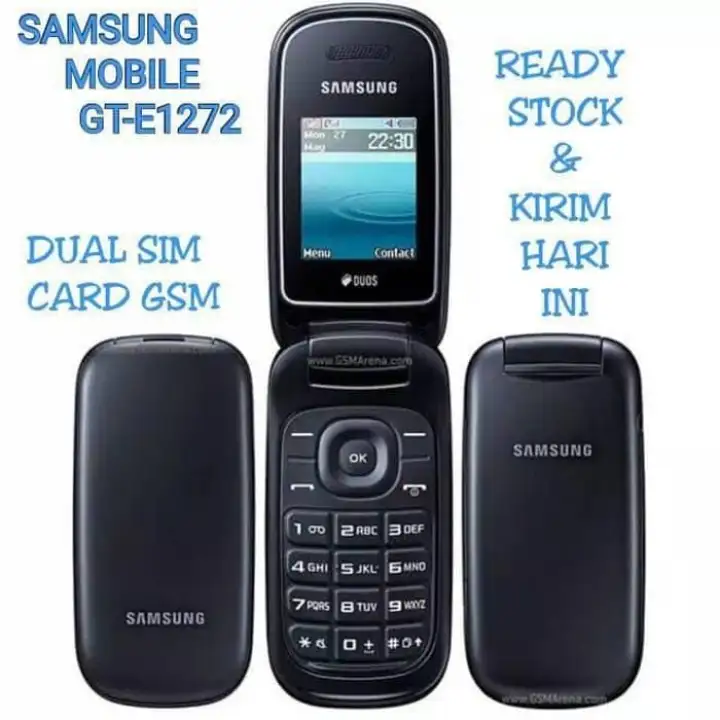 Termurah Samsung Lipat Caramel Gt E1272 Dual Sim Lazada Indonesia