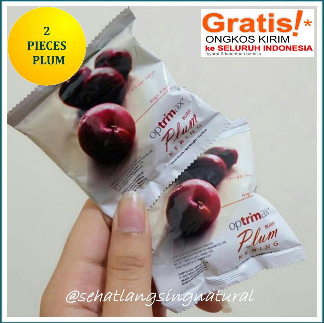 PROMO! OPTRIMAX PLUM DELITE ECERAN 2  -  BUAH PLUM KERING (2 PIECES) Detoks - Buah Plum Pelangsing - Obat Pelangsing - Obat Kurus/Pengurus Badan - Detoksifikasi – Pembakar/Penghilang Lemak - Plum Kering Optrimax Plum Delite - Optrimax Jelly Delite –Halal