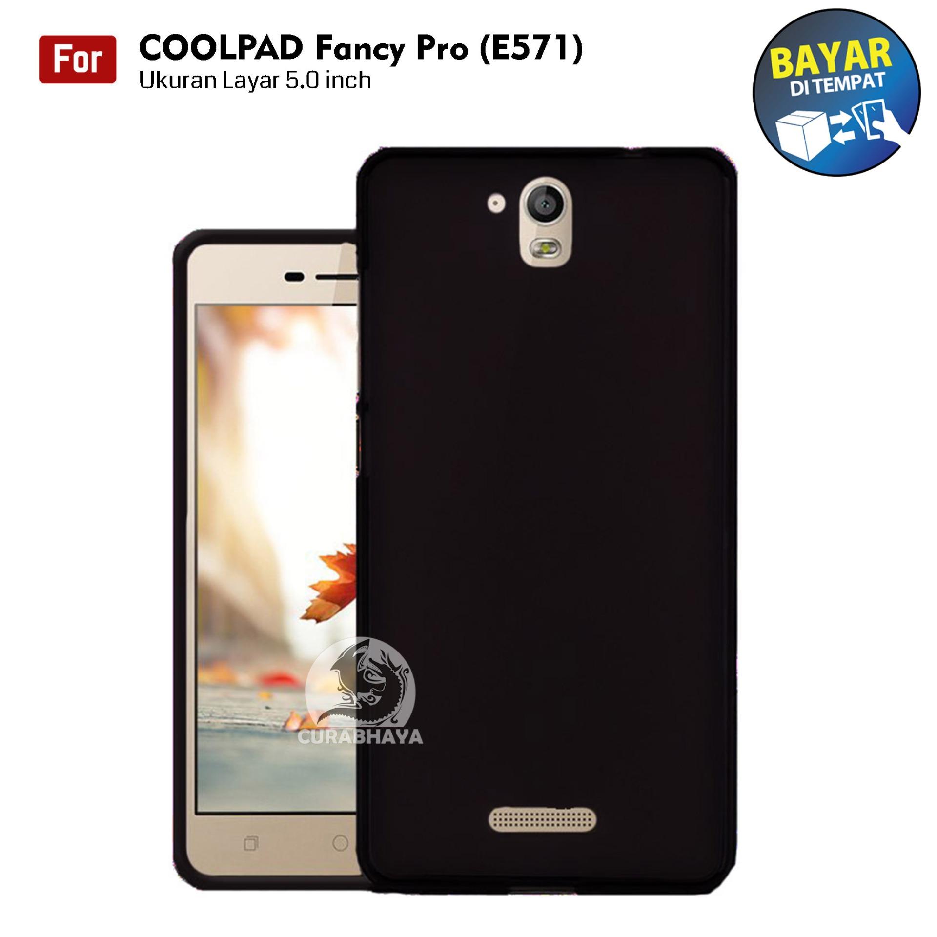 MidNight CoolPad Fancy Pro / E571 | Slim Case Black Matte Softcase Premium Baby Skin - Hitam