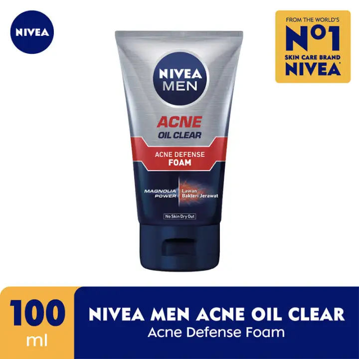 nivea acne control brightening facial foam