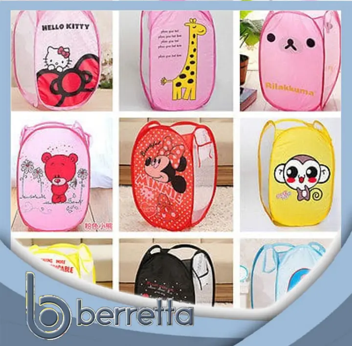 Keranjang Baju Kotor Lipat Motif Karakter Laundry Basket 100gr A099 Lazada Indonesia