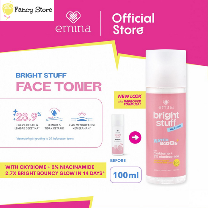 Emina The Bright Stuff Face Toner 100 Ml BARU | Lazada Indonesia