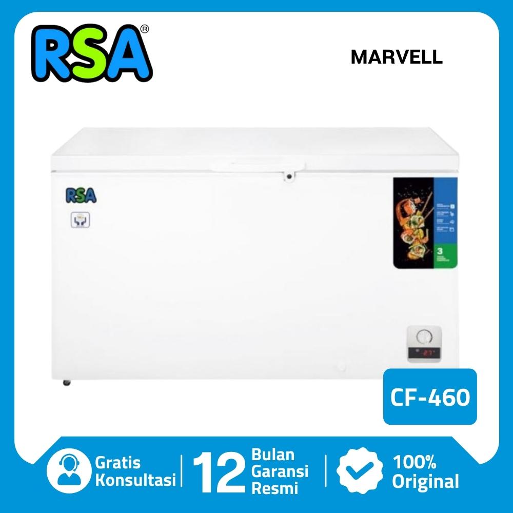 RSA CF 460 / CF-460 KULKAS BOX CHEST FREEZER 450 LITER ORIGINAL GARANSI ...