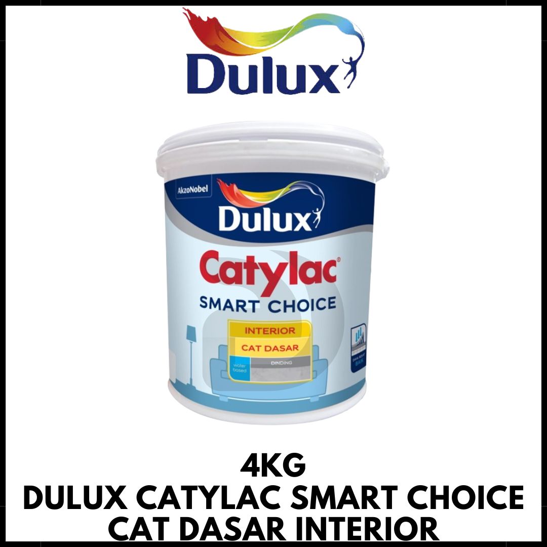 Dulux Catylac Smart Choice Cat Dasar Interior Galon 4Kg / Cat Tembok ...