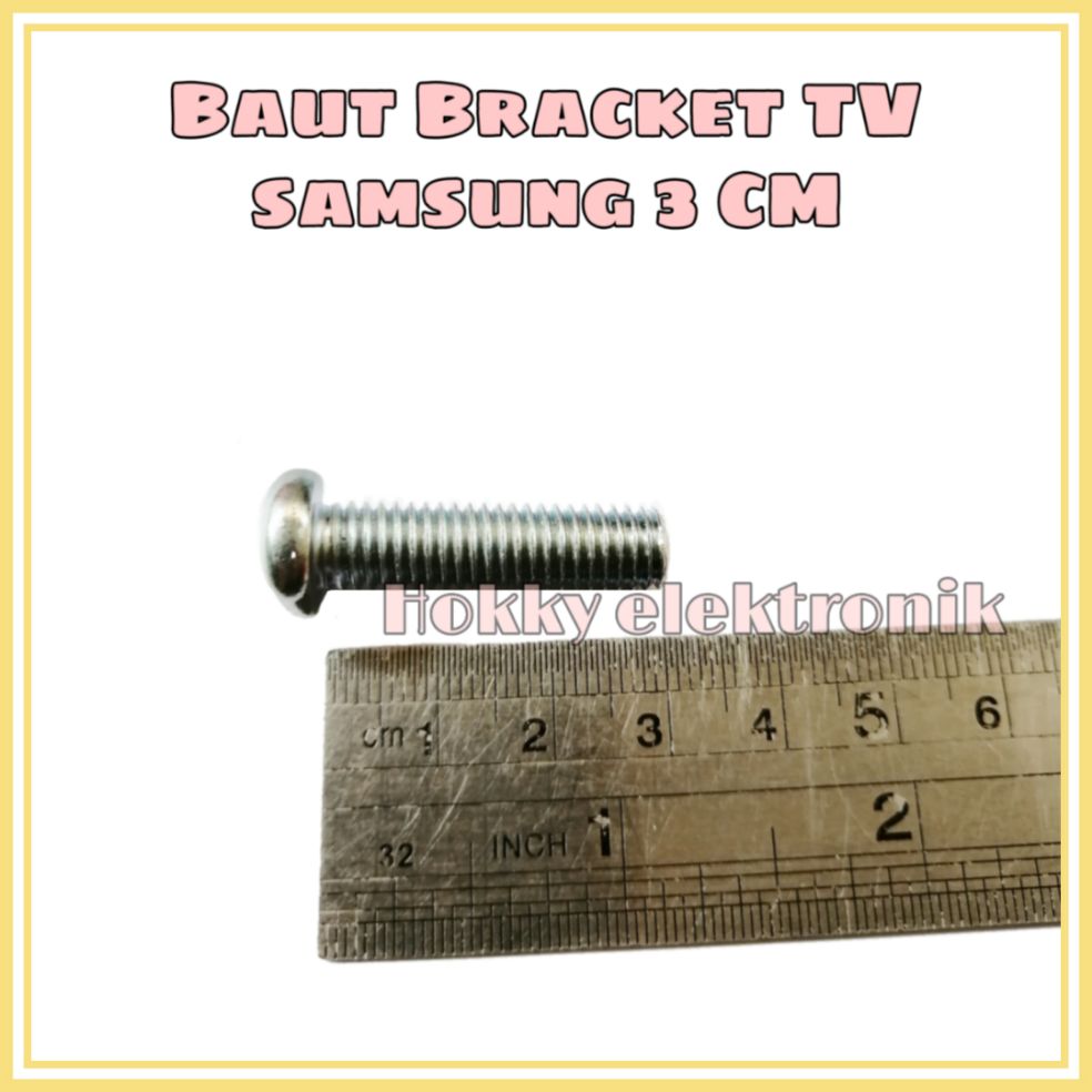 Baut bracket TV samsung 3CM Lazada Indonesia